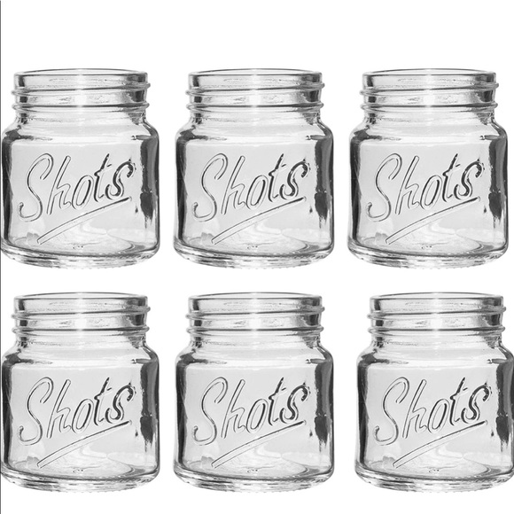Home Essentials Dining Nwt Mini Mason Jar Shot Glasses 25oz Shot Glasses Set Of 6 Poshmark